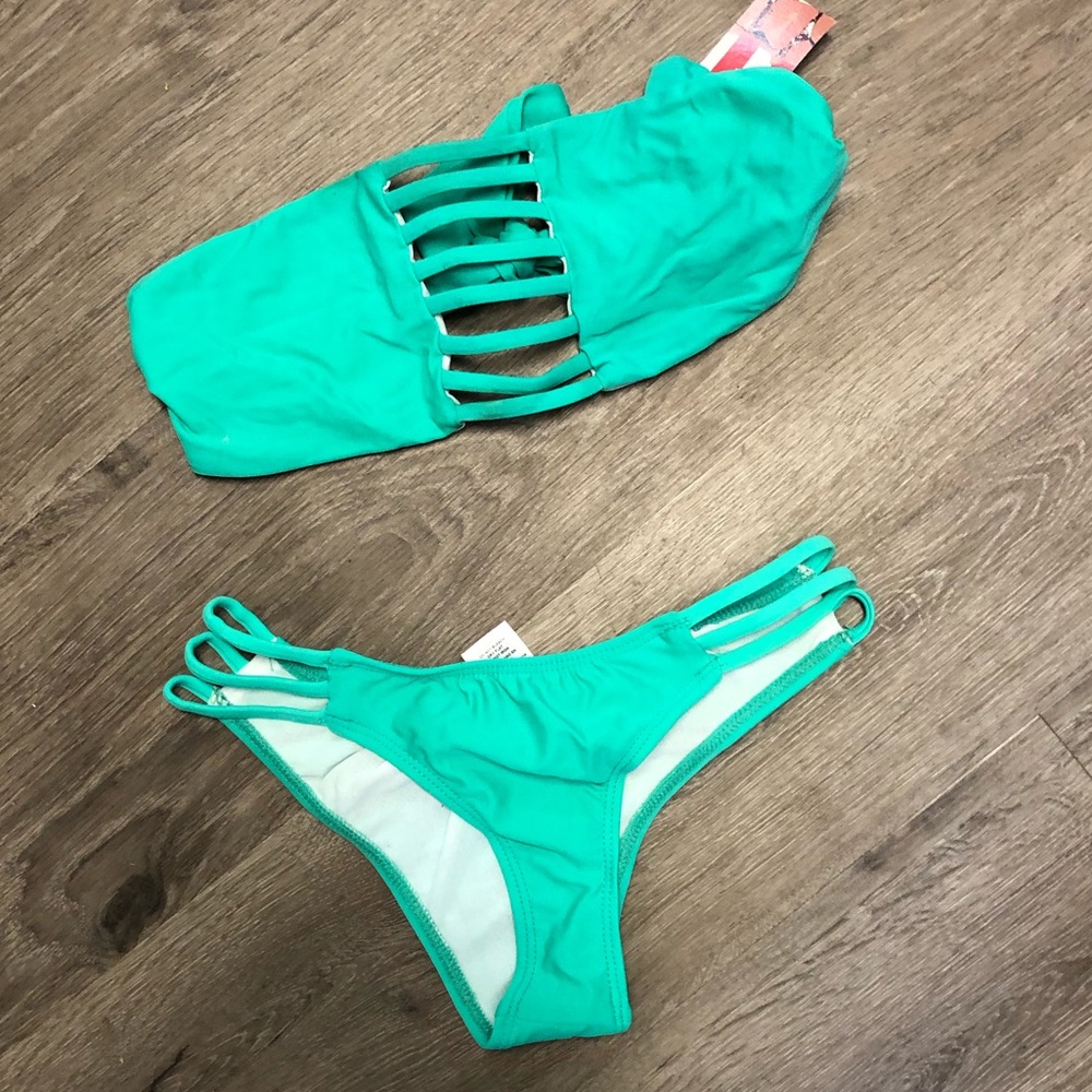 Green bikini